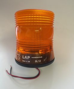 Maják pevný 12V/24V, zábleskový XENON XCB, na 1 šroub, vhodný pro stavební a zemědělskou techniku