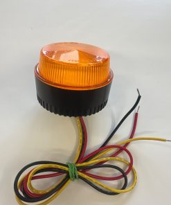 Maják pevný 12V/24V, zábleskový XENON na 2 šrouby, vhodný pro stavební a zemědělskou techniku