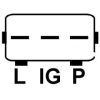 Alternátor Case Kubota 101211-2961, 021080-1190, AM809216, 12V50A_4