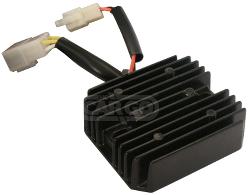 Regulátor a diodový blok John Deere AM109462, Kawasaki 21066-2071, SH637-12, 12V