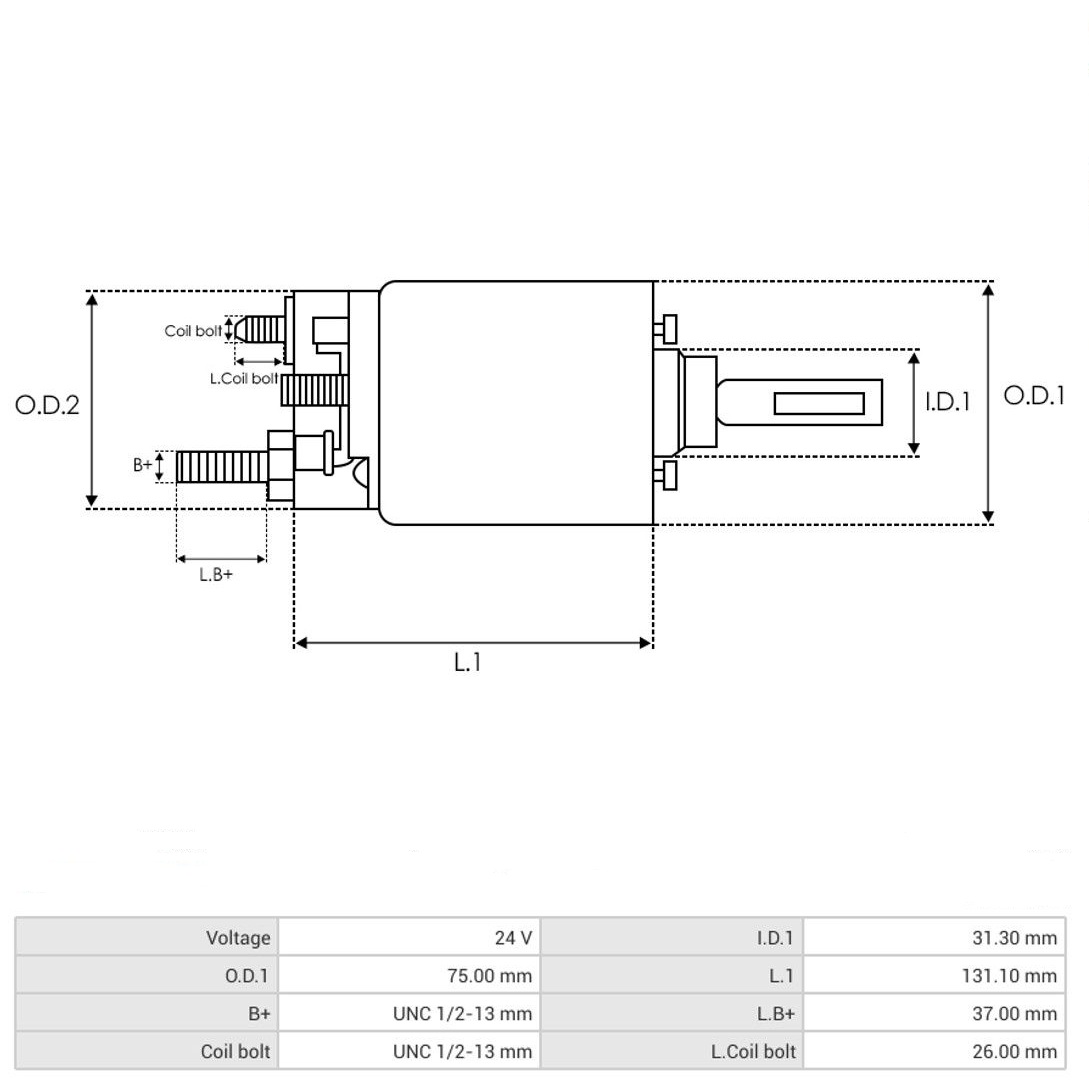 Spínač startéru CATERPILLAR 24V, 10478850, 10478905, 1109768, 1113584, 1990276, 1993989, 10478911 - Image 4