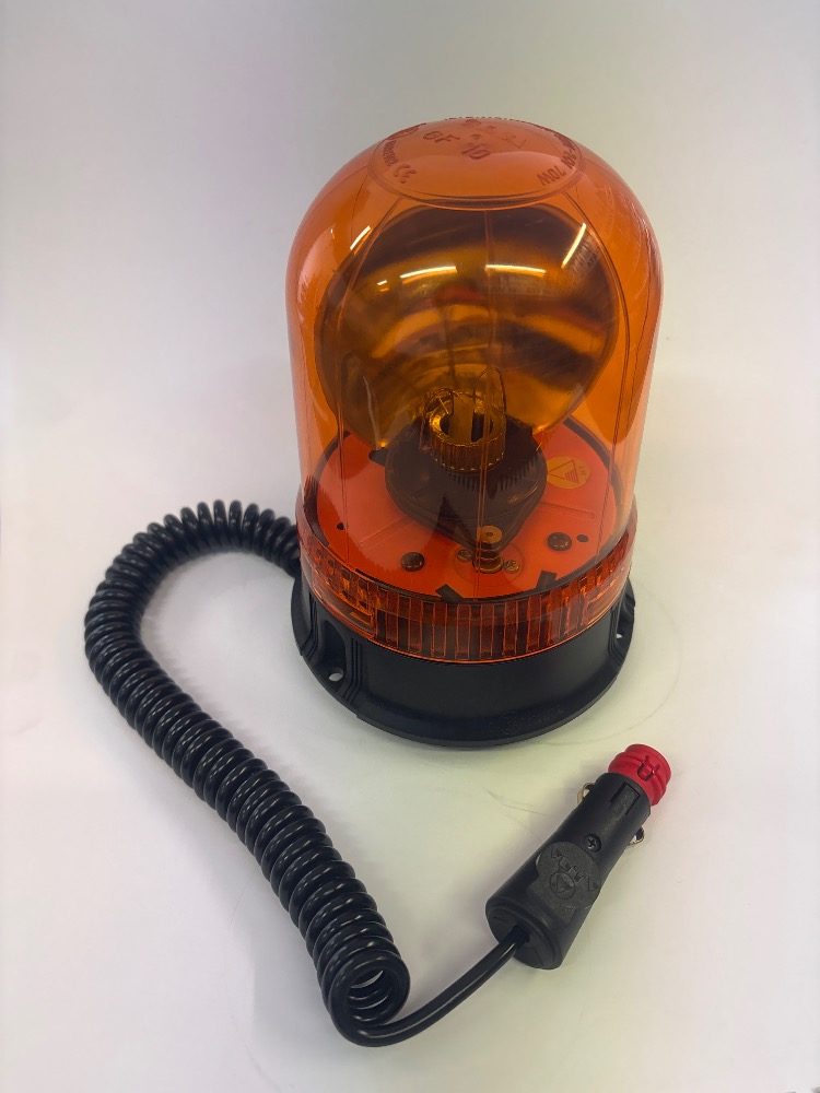 Magnetický rotační maják PULSAR 12V/24V, zástrčka do zapalovače